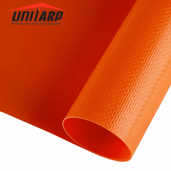 Vinile per teloni in PVC marino in tessuto rivestito in PVC antipolvere da 19 once per coperture per barche